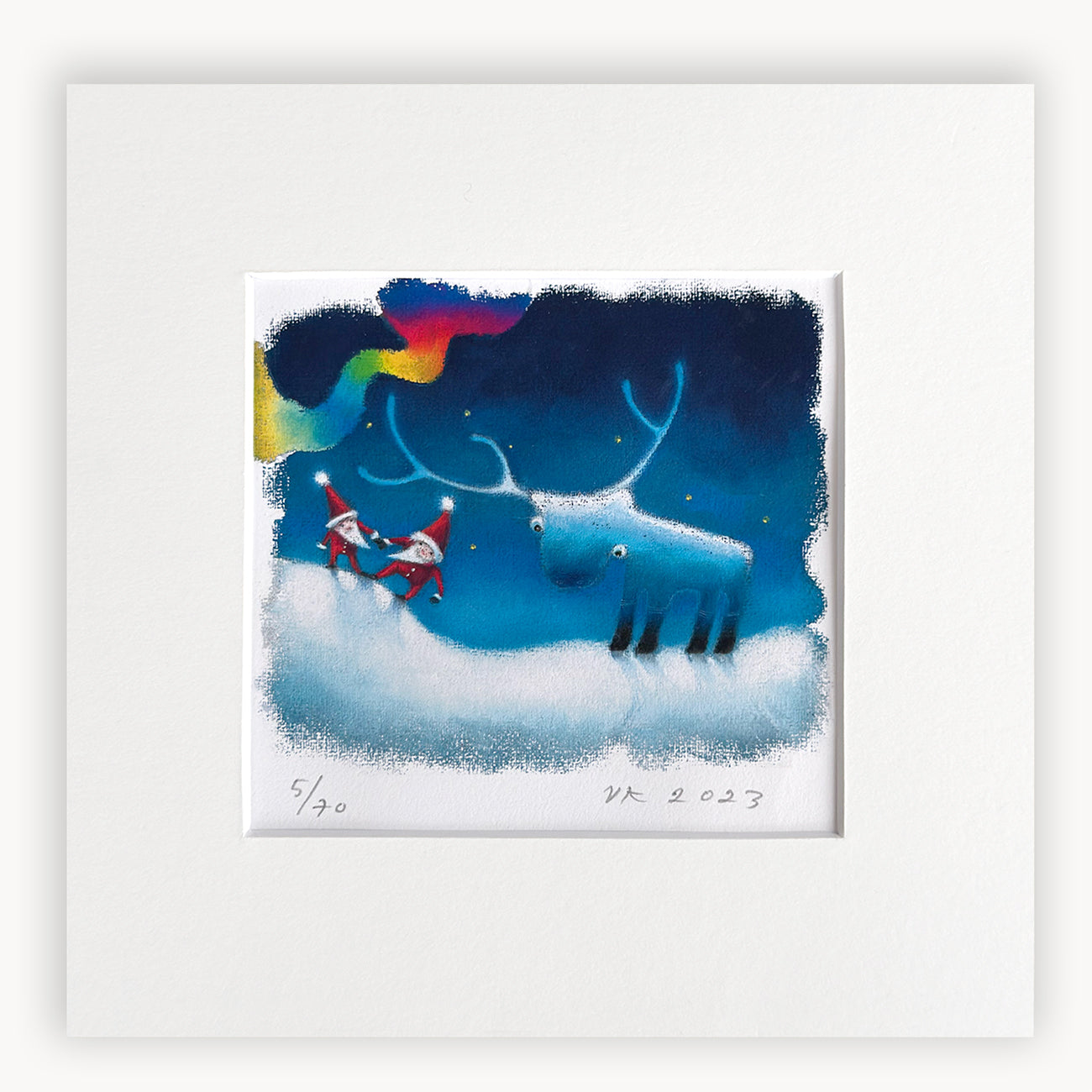 Elves Under the Northern Lights